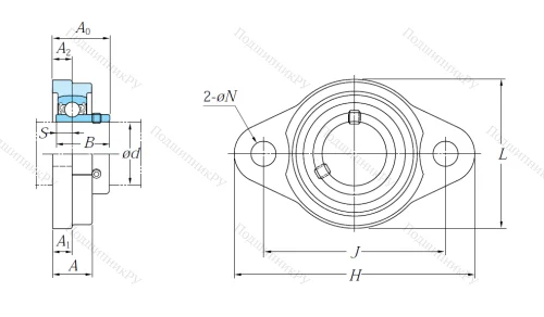 Подшипниковый узел UFL 004 JE 1 в Чебоксарах