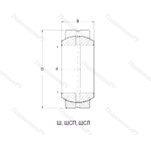 Подшипник скольжения сферический Ш10 от производителя  CRAFT