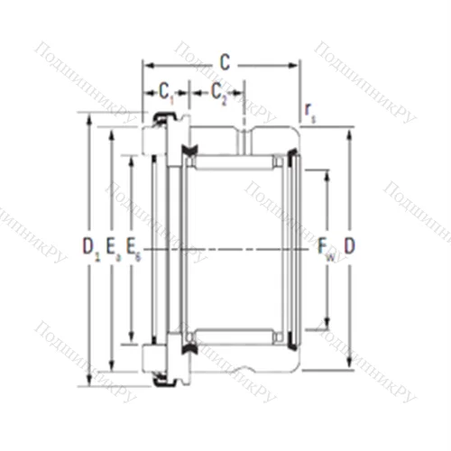 Подшипник комбинированный RAX 515