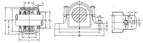 Подшипниковый корпус SNL 510-608 TG (SNK 510-608) в Чебоксарах