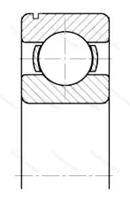 Подшипник  6308N (50308) размер 40x90x23 от производителя  SKF