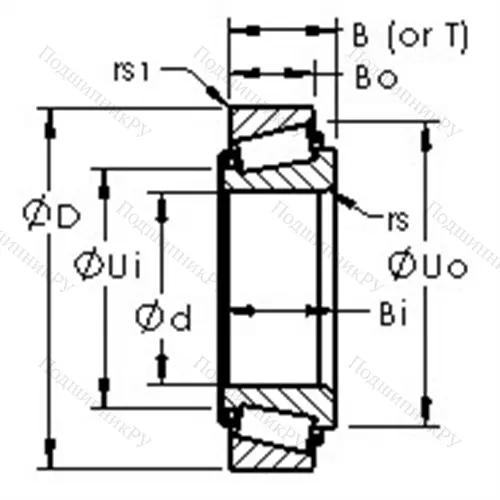 Подшипники роликовые конические, дюймовая серия 385/382 от производителя  AST