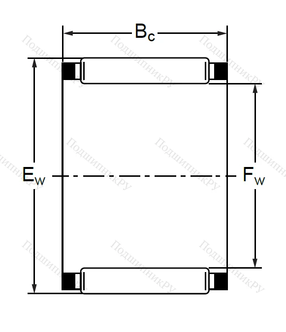 Подшипник K 45x65x42.8 (KT) в Чебоксарах