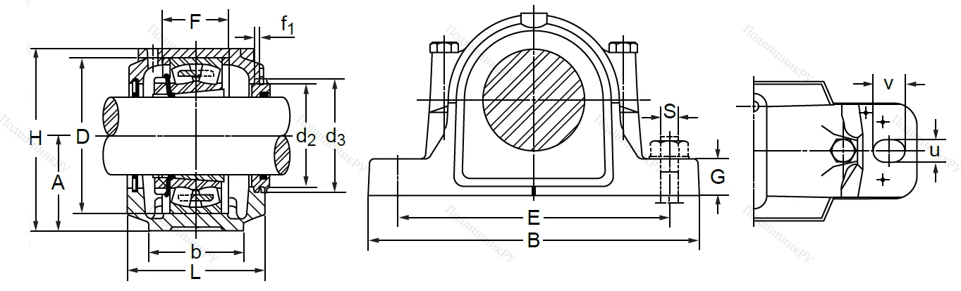 Подшипниковый корпус SNL 520 TG (SNK 520-617) в Чебоксарах