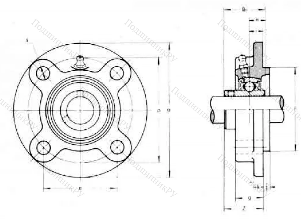 Подшипниковый корпус FC 217 ASAHI в Чебоксарах