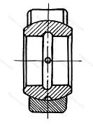 Модификация подшипника 2шсл150 размер 150x270x110/160 ГПЗ-3