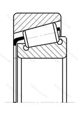 Модификация подшипника 7612А размер 60x130x48,5