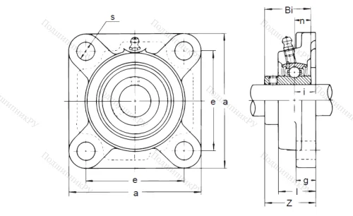 Подшипниковый узел UCF 311 в Чебоксарах