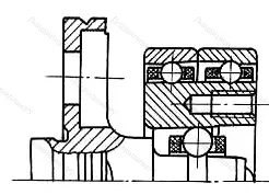 Подшипник  306098 размер 8x25,5/35x24,5 от производителя  ГПЗ-200