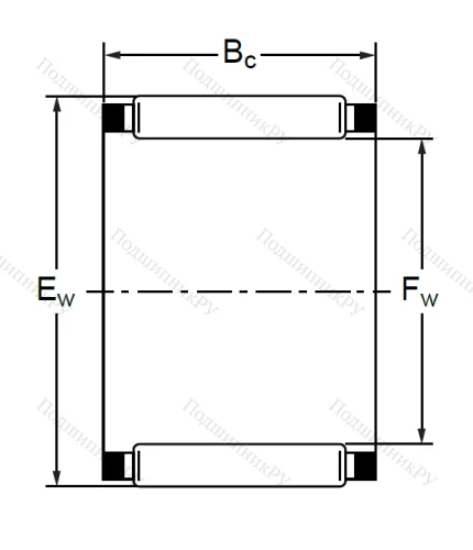 Подшипник K 45x51.5x21 в Чебоксарах