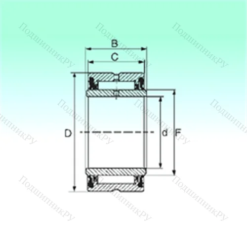 Подшипник игольчатый радиальный NA 4904 2RS