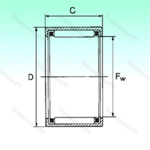 Подшипник игольчатый радиальный HK 2210