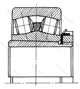 Подшипник  353613 (22315K+H 2315) размер 65x160x55/73