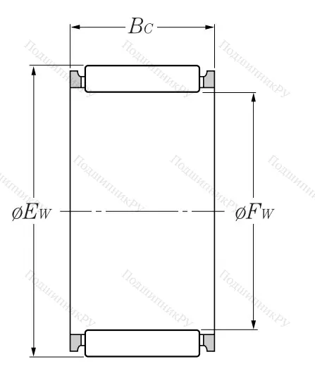 Подшипник K 12x15x13 V 1 JP (NTN) в Чебоксарах