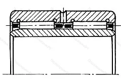 Подшипник NA 6912/C 4 размер 60x85x45