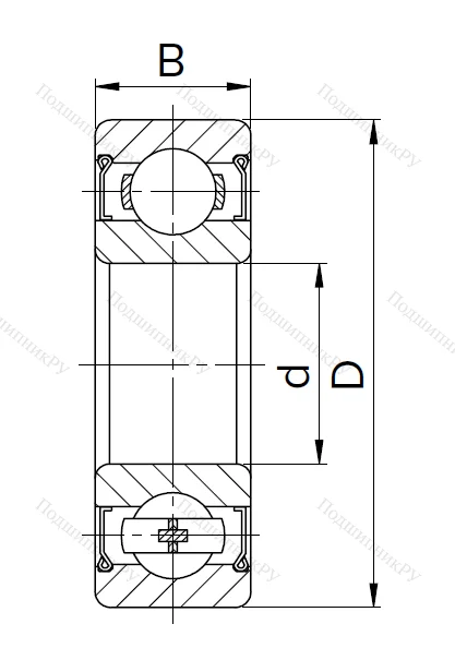 Миниатюрный шариковый подшипник 80023 T (623 ZZT) JDWHGPWXUE в Чебоксарах