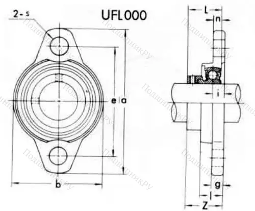 Подшипниковый узел UFL 006 (ASAHI) в Чебоксарах