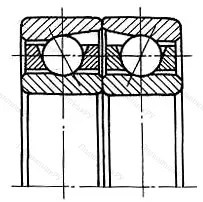 Подшипник  366209 размер 45x85x38