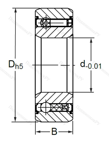 Подшипник обгонной муфты  CSK 30 2RS в Чебоксарах