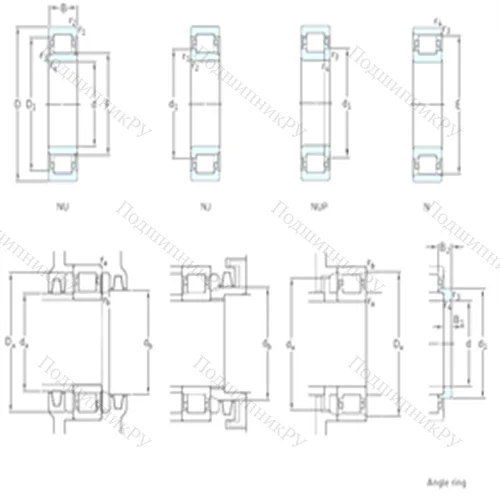 Подшипник роликовый радиальный NU 10/630ECN 2MA