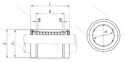 Подшипник LM 50 UU в Чебоксарах