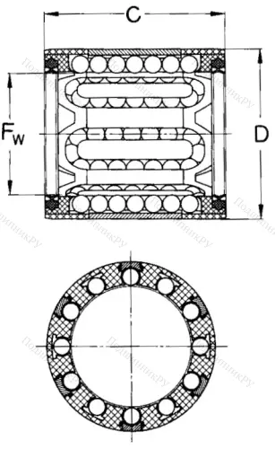 Подшипник LBBR 16-2LS/HV 6 в Чебоксарах