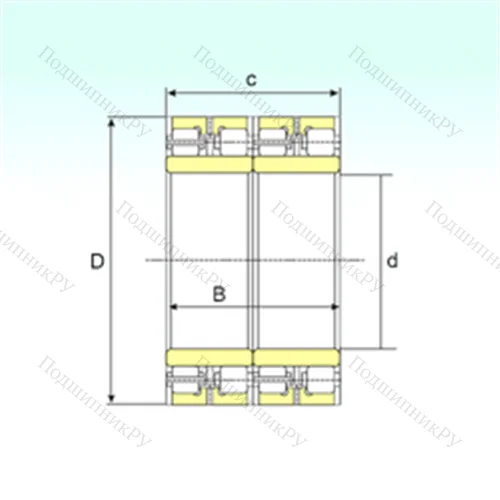 Подшипник роликовый радиальный FCDP 150218750