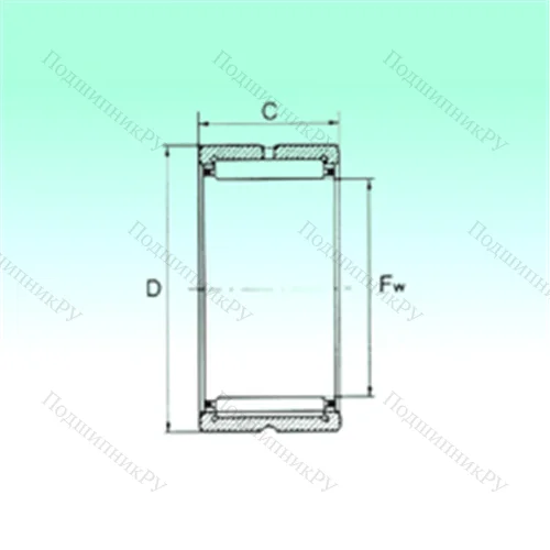 Подшипник игольчатый радиальный NKS 24