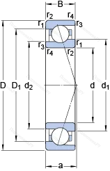 Подшипник 71922 ACE/P 4A