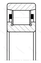 Подшипник  2421 (N 421) размер 105x260x60