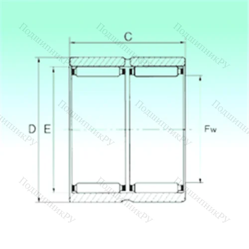 Подшипник игольчатый радиальный RNAO 50x65x40 - ZW