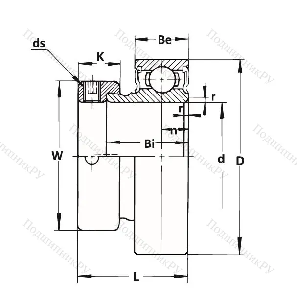 Корпусный подшипник