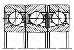 Подшипник 71918ACD/PA 9ATB размер 90x125x54