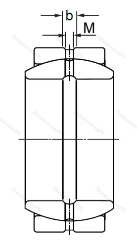 Шарнирный подшипник GE 30 ES в Чебоксарах