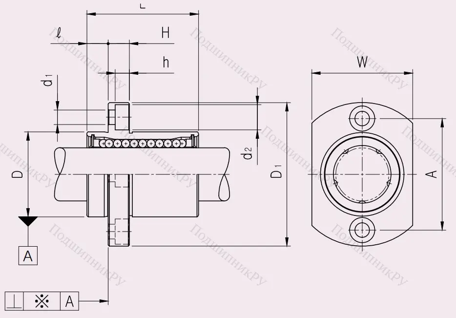 Подшипник LMH 6 UU в Чебоксарах