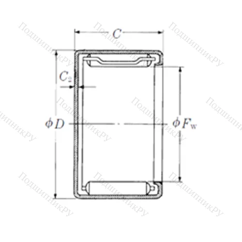 Подшипник игольчатый радиальный MFJL-5015L