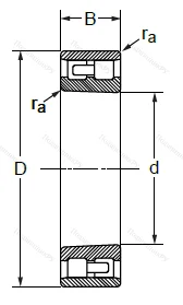 Двухрядный роликовый подшипник NN 3026 KP 51 (3182126-5 Л ГОСТ) в Чебоксарах