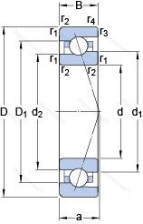 Подшипник 7012 ACE/P 4BVG 275