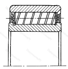 Модификация подшипника 55709 размер 45x100x44/46
