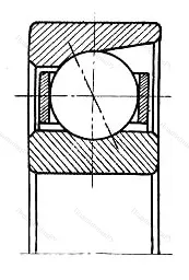 Модификация подшипника 6-2036840К1 размер 200x250x30