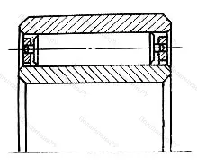 Модификация подшипника 3004244М размер 220x400x144