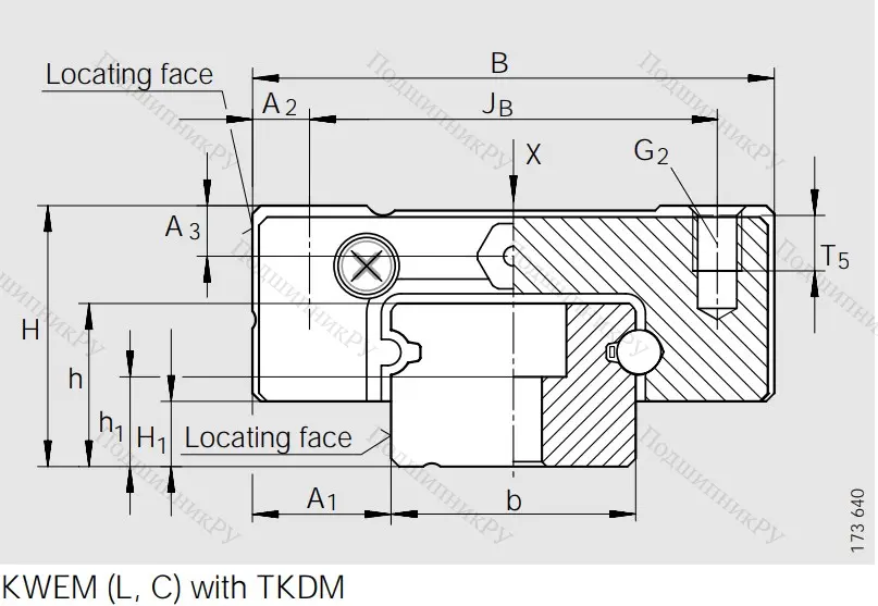 Направляющий рельс TKDM 15 G 2/B-220-10/10 в Чебоксарах