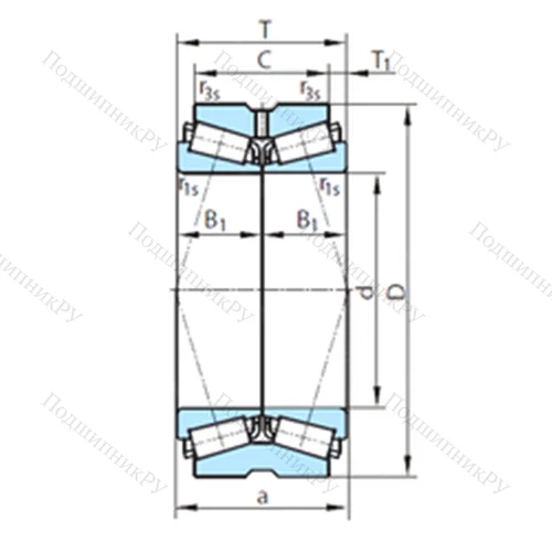 Подшипник роликовый радиально-упорный PSL 610-2
