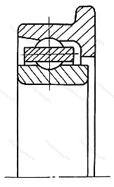 Подшипник  616059 размер 9,5x17,5x4 от производителя  ГПЗ-200 Подшипник  616059 размер 9,5x17,5x4 от производителя  ГПЗ-200