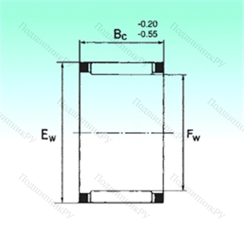 Подшипник игольчатый радиальный KZK 32x42x20 от производителя  NBS