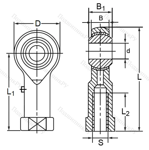 Шарнирная головка  PHS 10 L в Чебоксарах