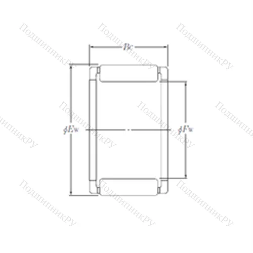 Подшипник игольчатый радиальный PK 22?28?15.8X 1