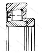 Модификация подшипника 2В0-52624ЛМ размер 120x260x100/86
