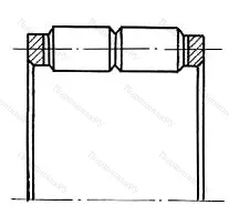 Модификация подшипника 252908Л размер 38x54x40 от производителя  ЕПК Модификация подшипника 252908Л размер 38x54x40 от производителя  ЕПК