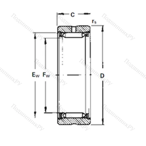 Подшипник игольчатый радиальный RNA 2025